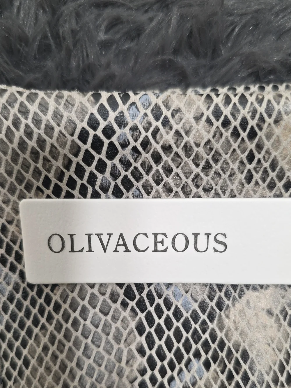 Olivaceous- Snake-Print Mini Skirt. Size L. NWT! - Picture 2 of 7